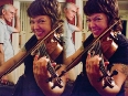 ave-bonar-3d-photography-fiddle-player-at-tom-pittman-party-2009